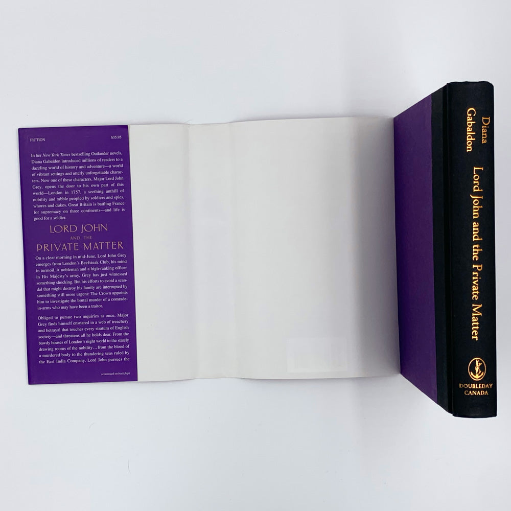 Lord John and the Private Matter (Lord John Grey #1) - Diana Gabaldon (Signed Edition)