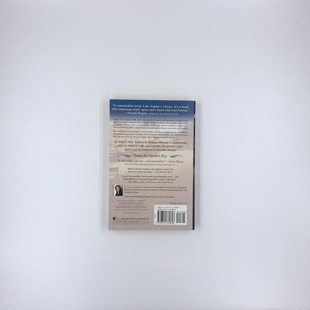 Sarah's Key - Tatiana de Rosnay