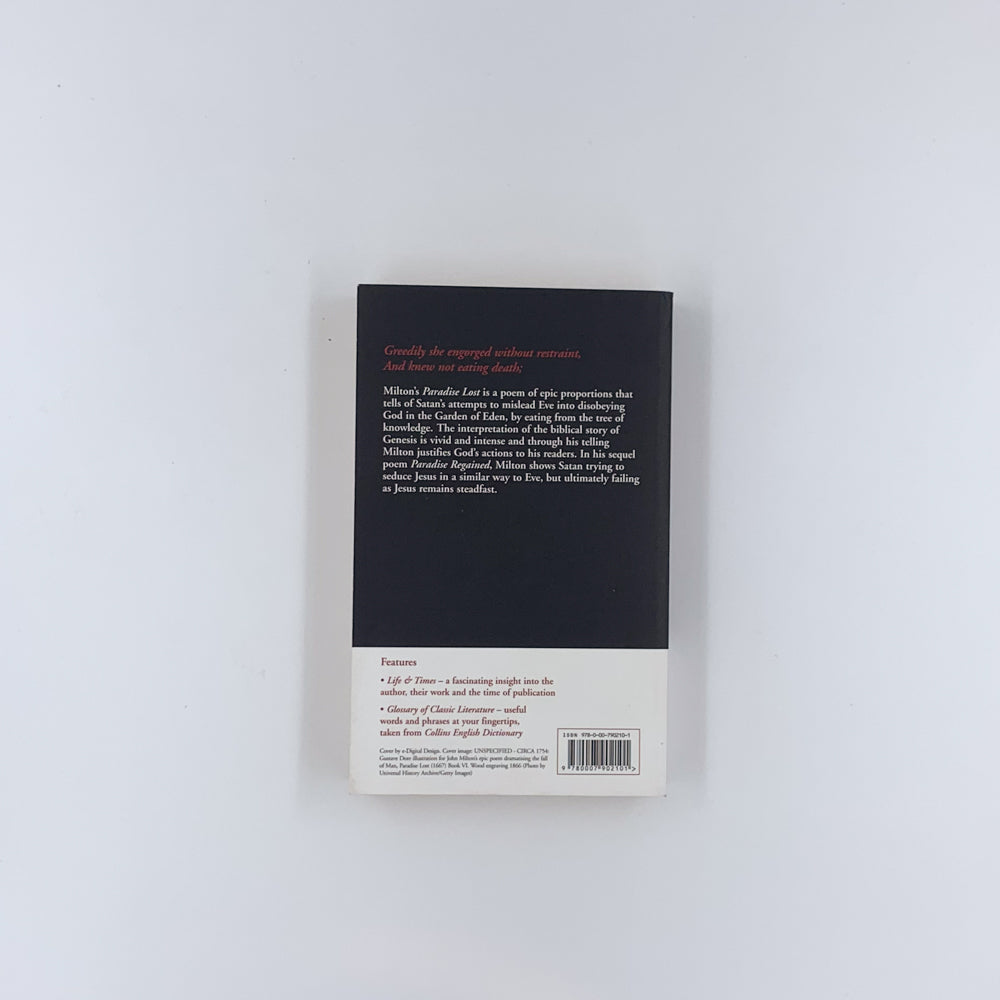 Paradis perdu et paradis retrouvé - John Milton