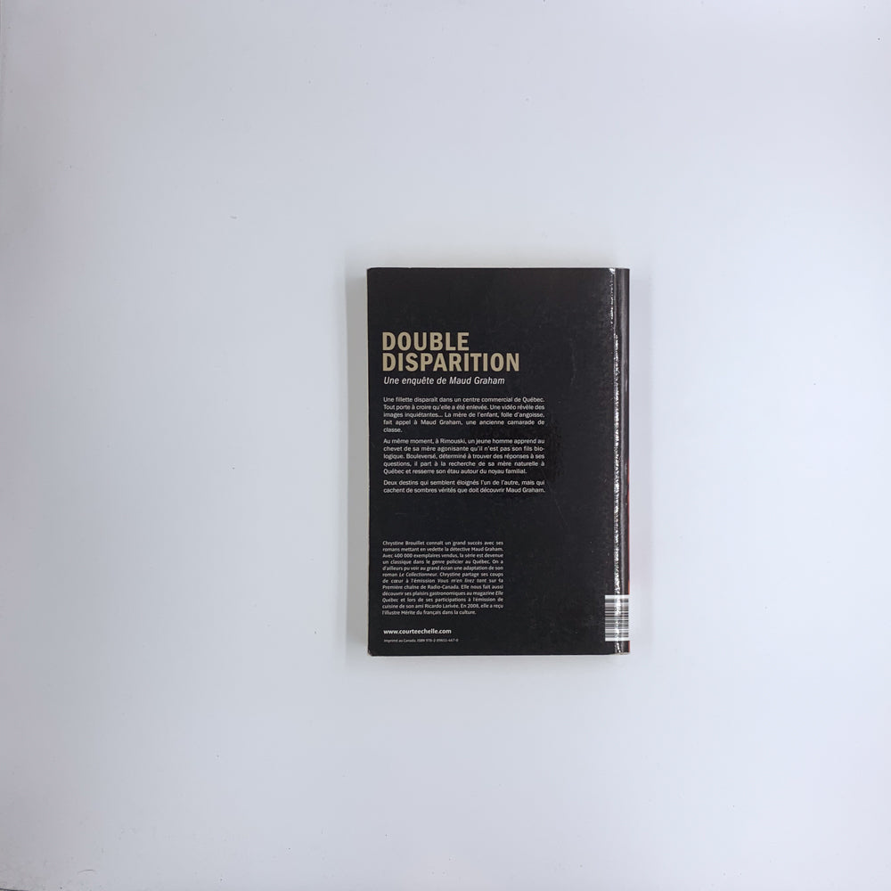 (Maud Graham #12) Double disparition - Chrystine Brouillet