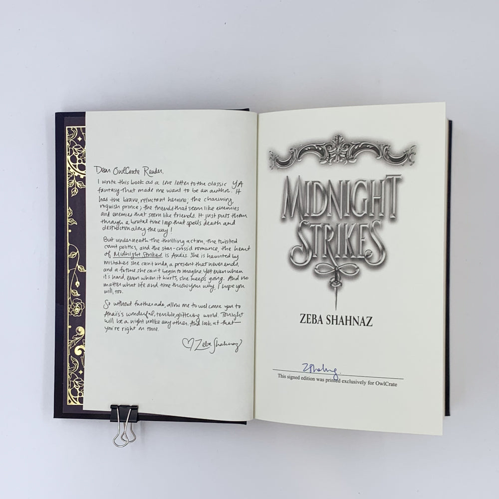 Midnight Strikes - Zeba Shahnaz (SIGNED edition)