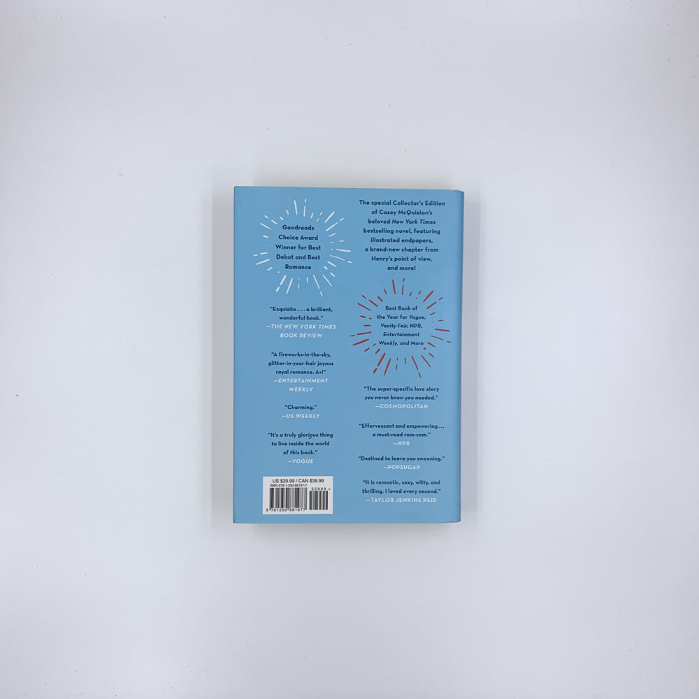 Red, White & Royal Blue - Casey McQuiston (Collector's Edition SIGNED)