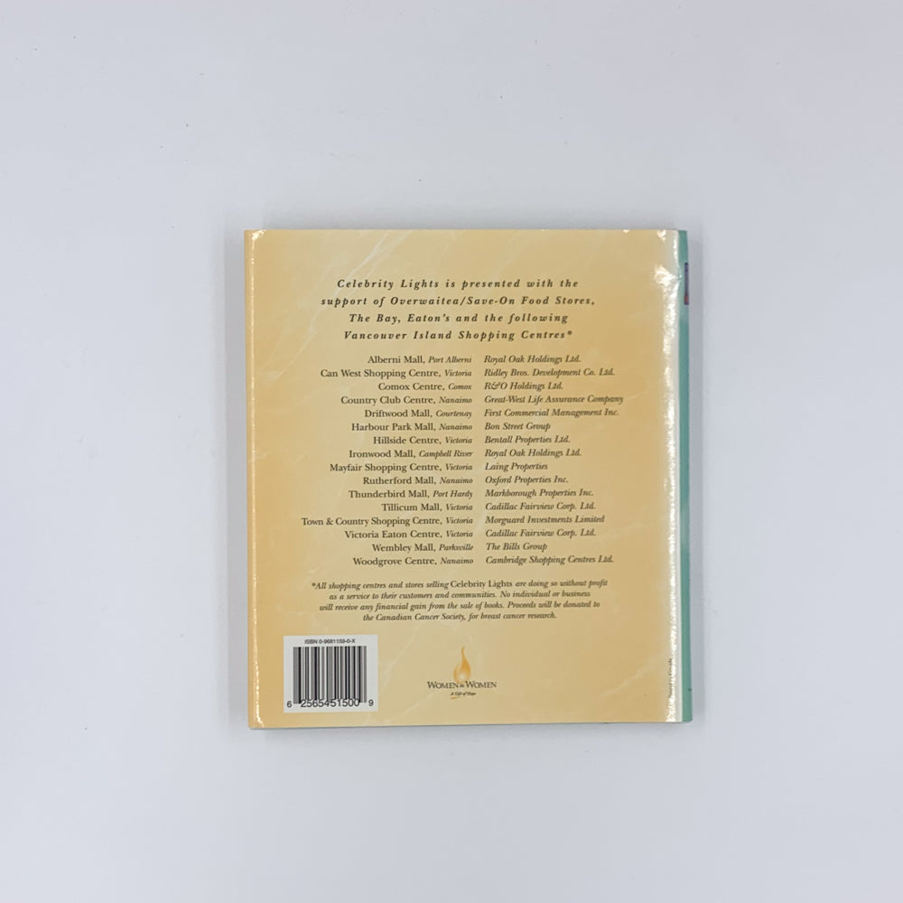 Celebrity Lights a collection of Favourite Recipes from Celebrity Women in Support of Breast Cancer Research