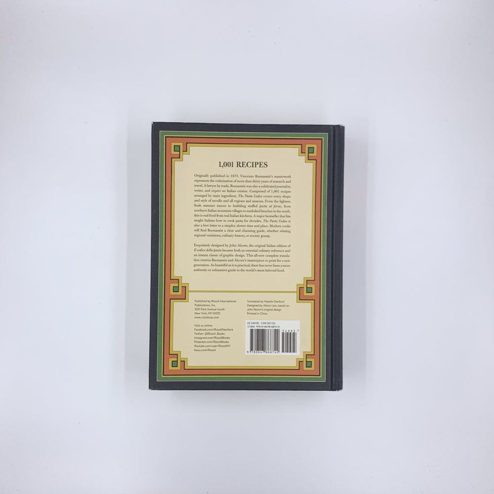 The Pasta Codex: 1001 Recipes - Vincenzo Buonassisi