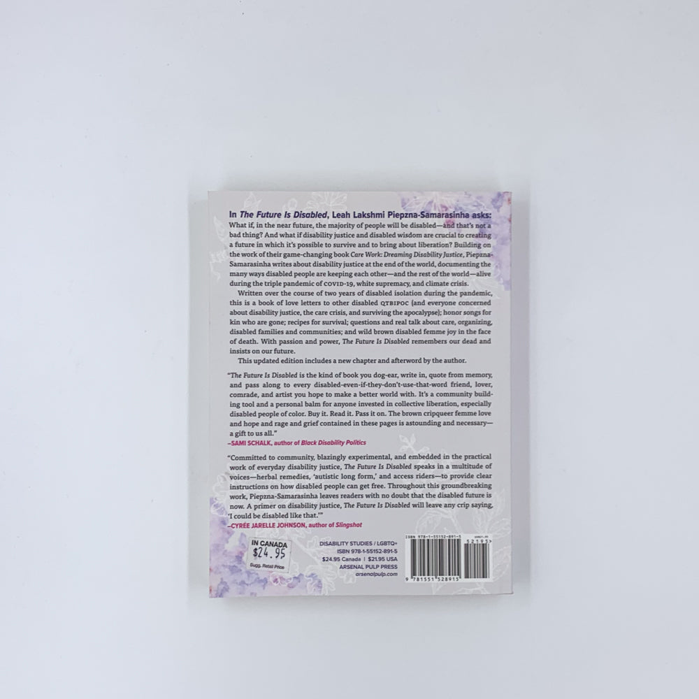 L'avenir est handicapé : prophéties, mots d'amour et chants de deuil - Leah Lakshmi Piepzna-Samarasinha