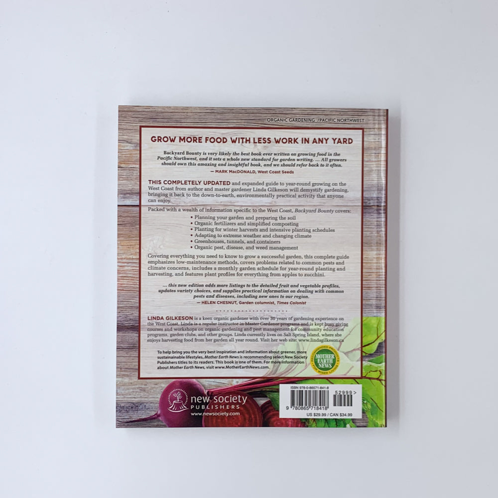 Jardinage d'arrière-cour : Le guide complet du jardinage toute l'année dans le Nord-Ouest Pacifique - Linda Gilkeson