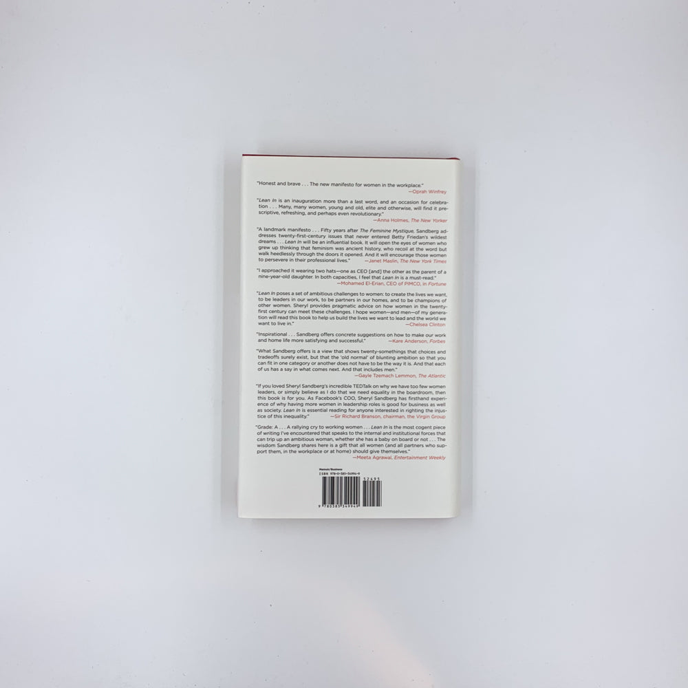 Lean In: Women, Work, and the Will to Lead - Sheryl Sandberg