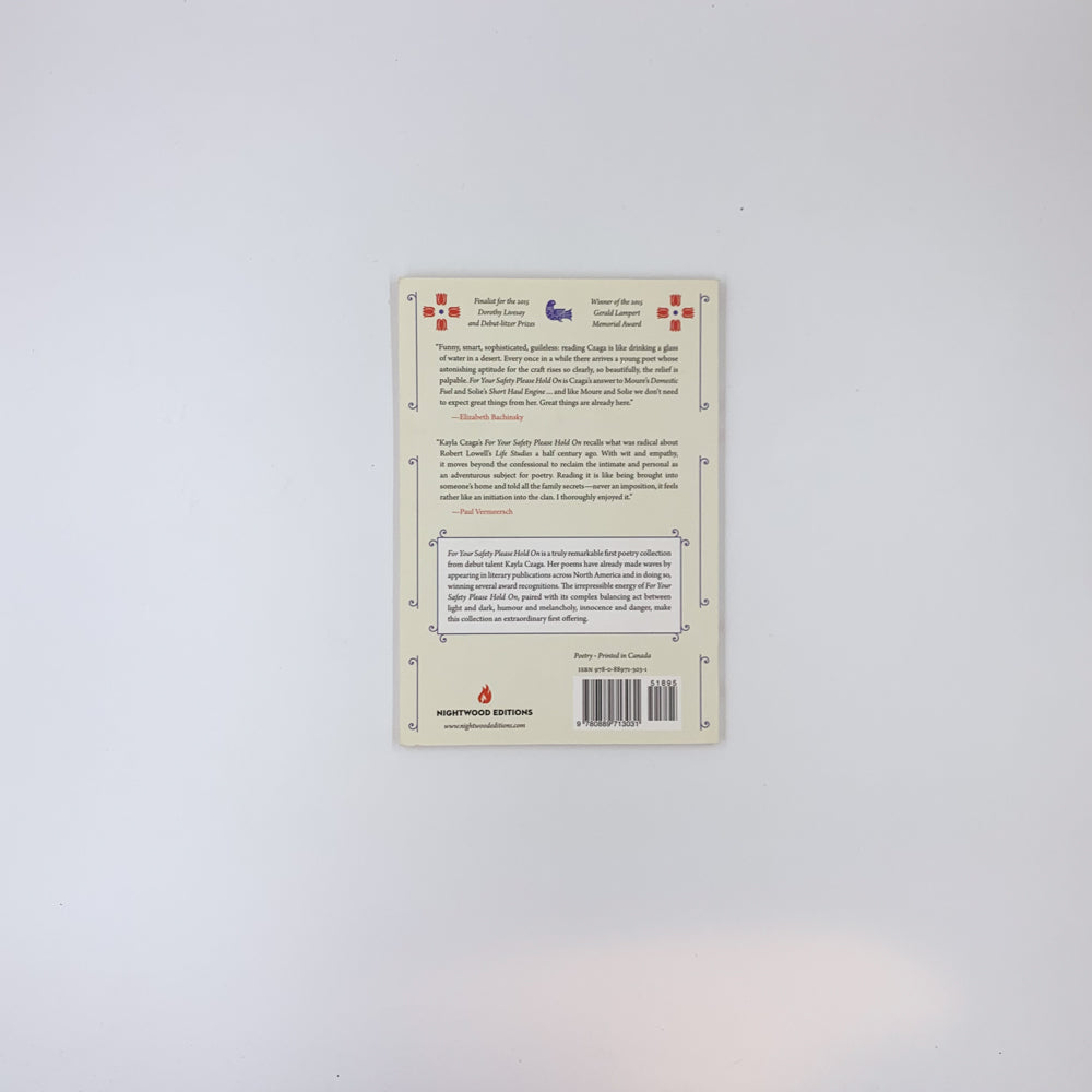 Pour votre sécurité, veuillez vous agripper - Kayla Czaga