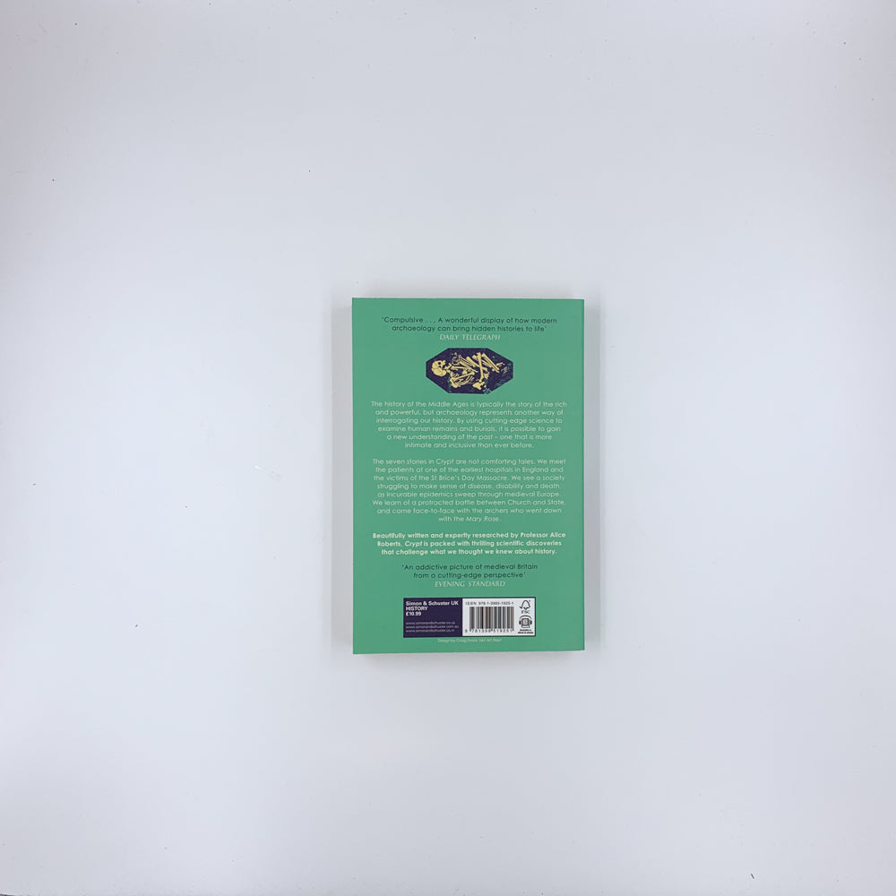 Crypt : Vie, mort et maladie au Moyen Âge et au-delà - Alice Roberts (DÉDICACÉ)