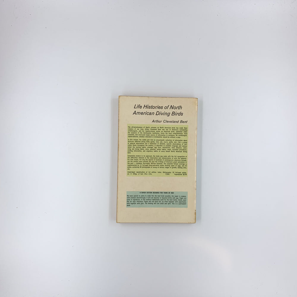 Life Histories of North American Diving Birds - Arthur Cleveland Bent