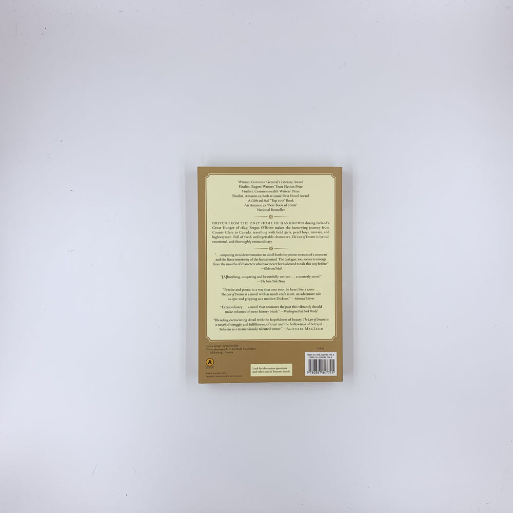 The Law of Dreams - Peter Behrens (SIGNED)