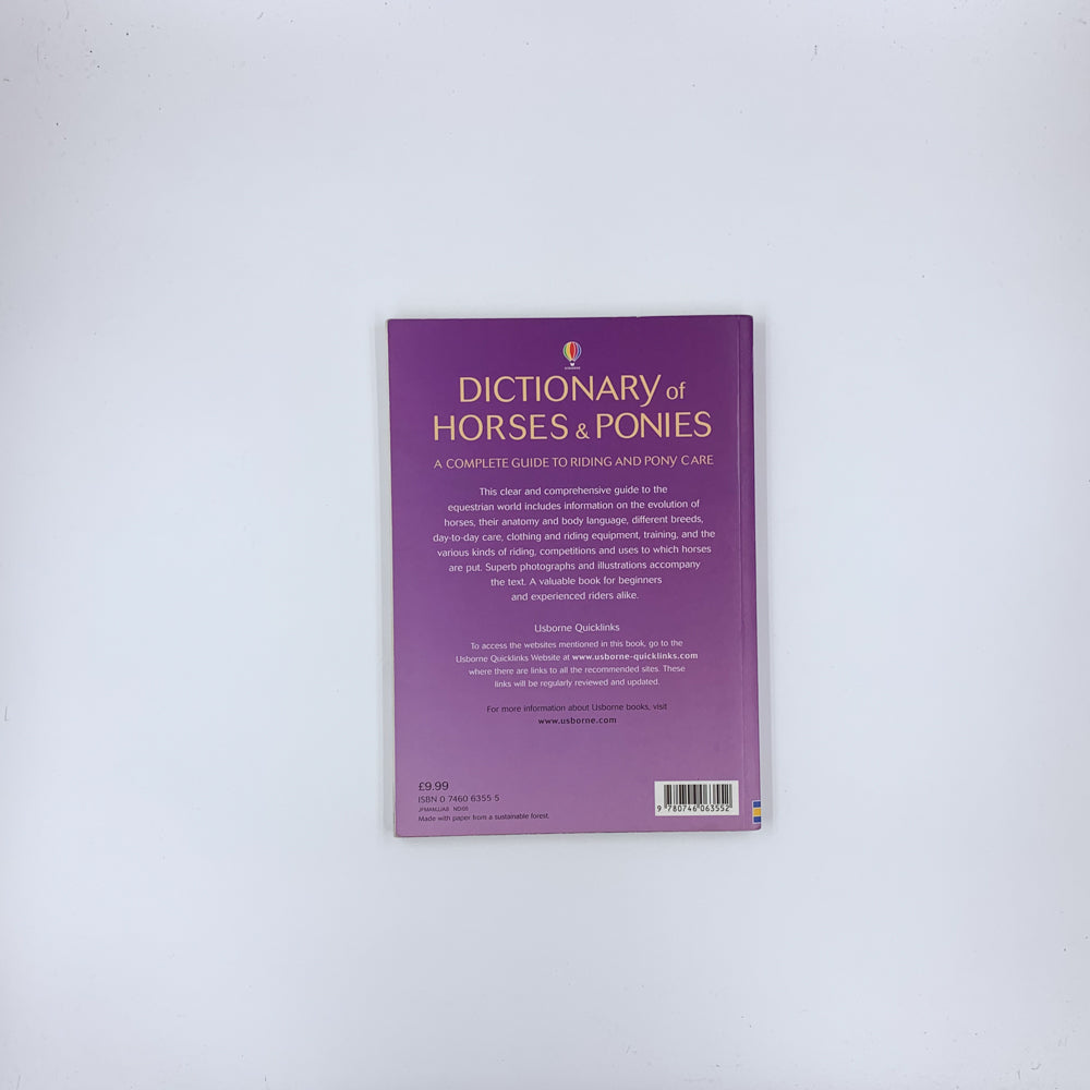 Dictionary of Horses and Ponies - Struan Reid