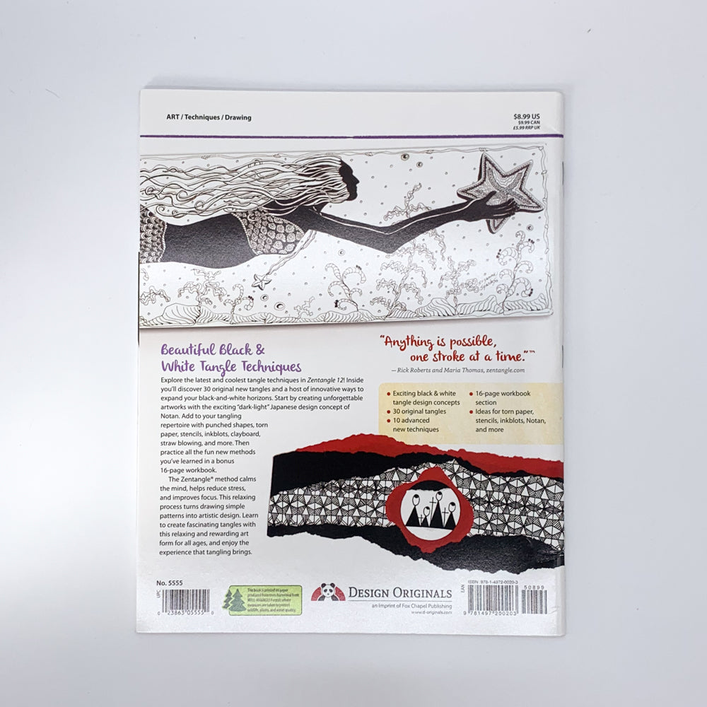 Zentangle 12, New & Advances Techniques in Black & White - Suzanne McNeill & Cindy Shepard