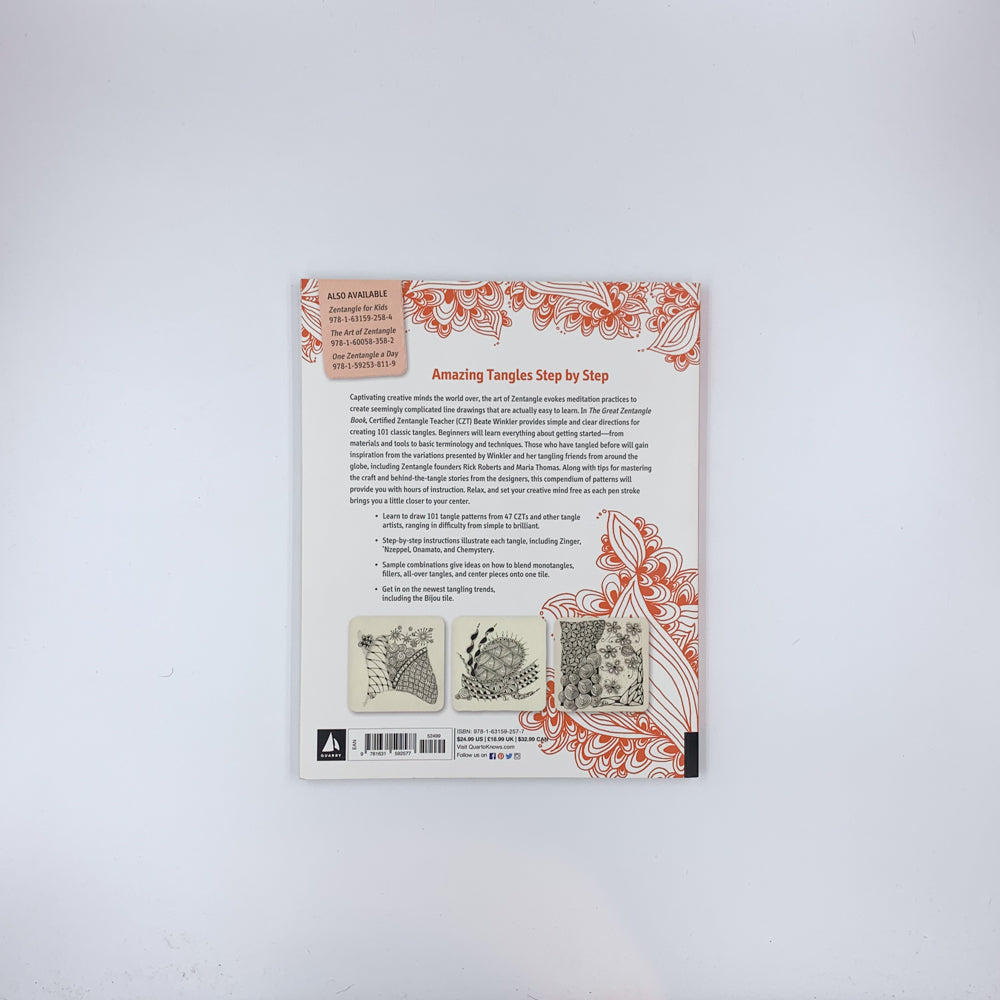 The Great Zentangle Book: Learn to Tangle with 101 Favorite Patterns - Beate Winkler