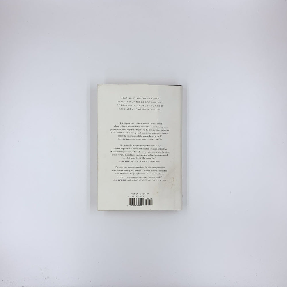 Motherhood - Sheila Heti (SIGNED)