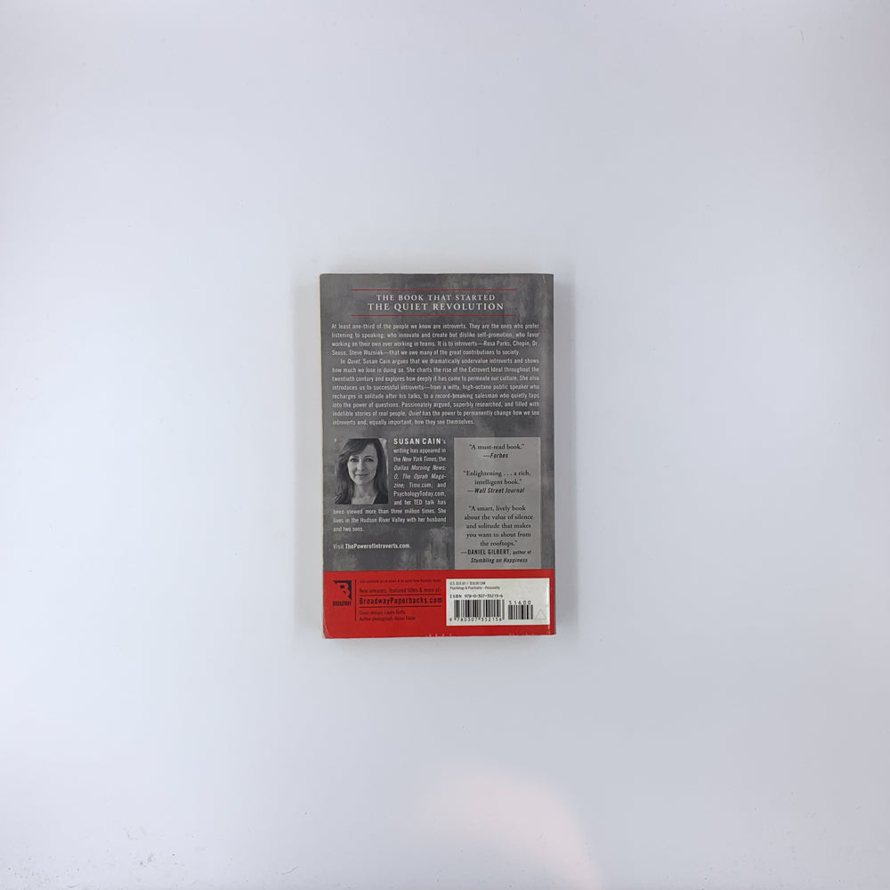Quiet: The Power of Introverts in a World That Can't Stop Talking - Susan Cain