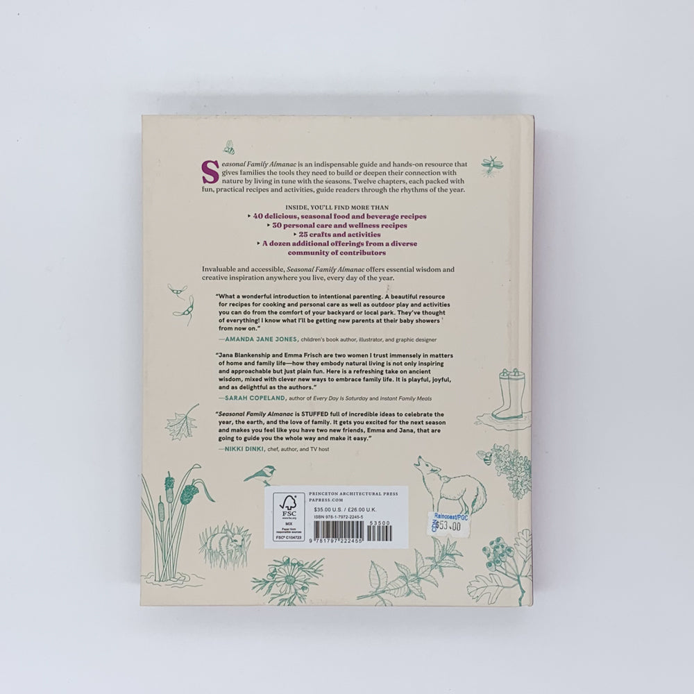 Almanach familial saisonnier : recettes, rituels et activités manuelles pour profiter de la magie de l'année - Emma Frisch et Jana Blankenship