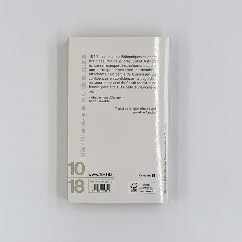 Le Cercle littéraire des amateurs d'épluchures de patates - Mary Ann Shaffer & Annie Barrows