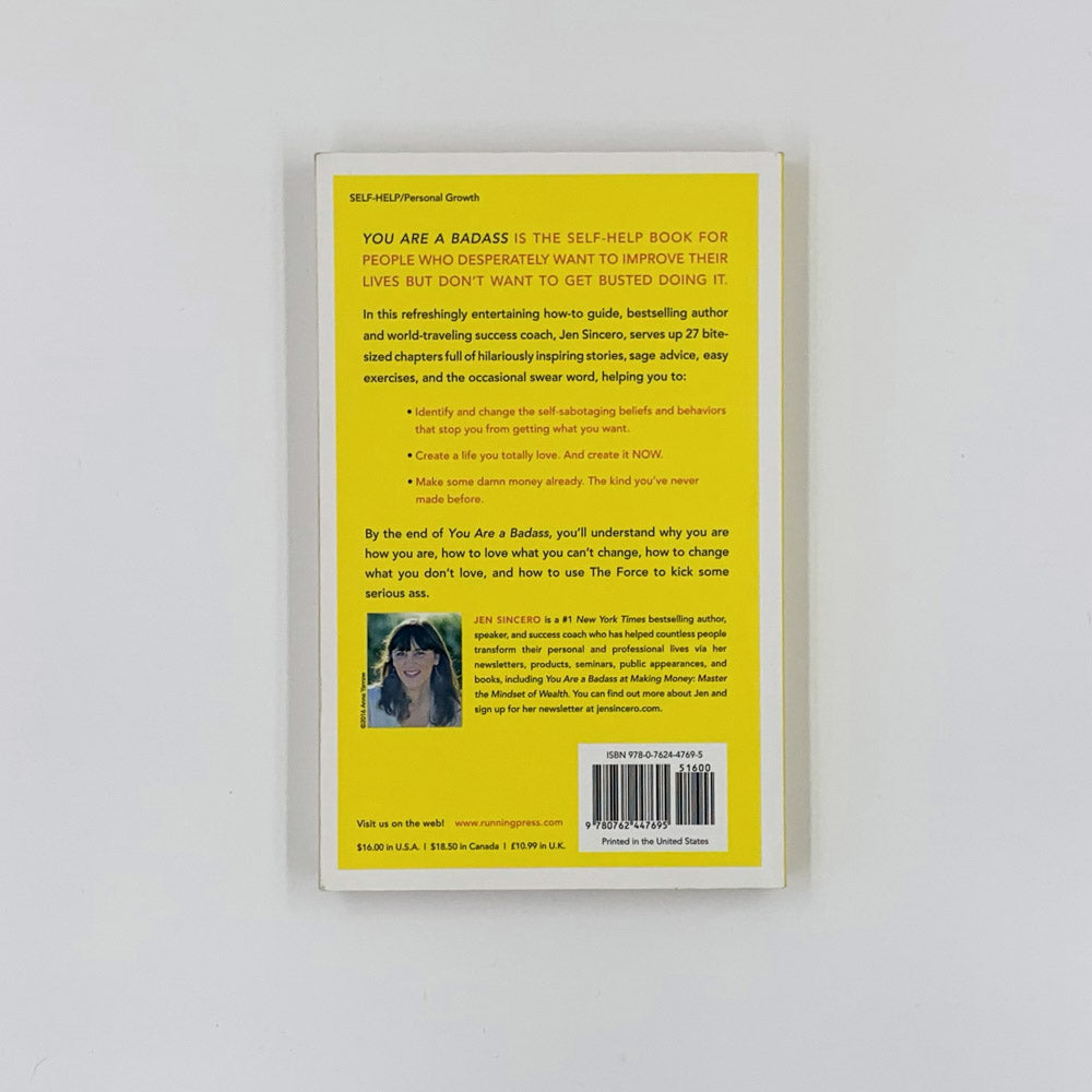 You Are a Badass - Jen Sincero