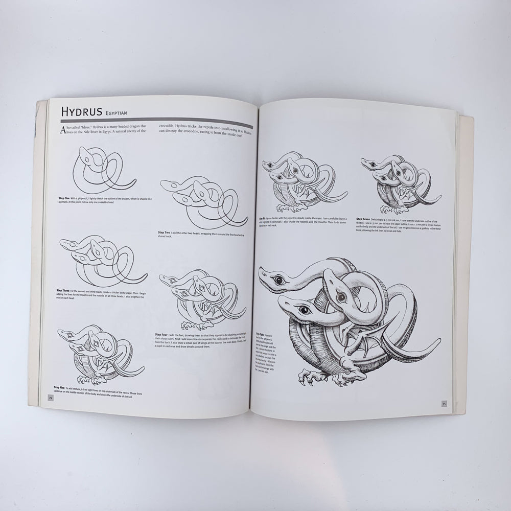 The Art of Drawing Dragons: Mythological Beasts and Fantasy Creatures - Michael Dobrzycki
