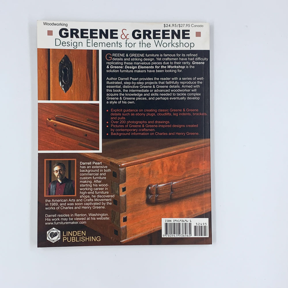 Greene & Greene: Design Elements for the Workshop - Darrell Peart