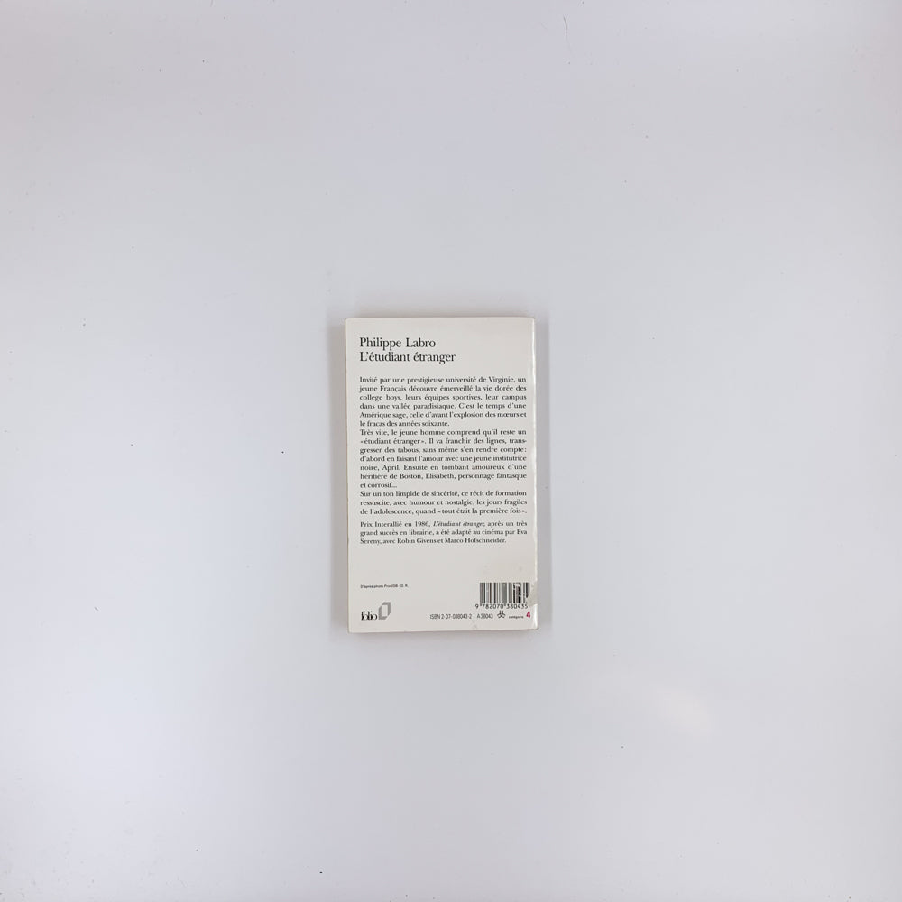 L'Étudiant étranger - Philippe Labro