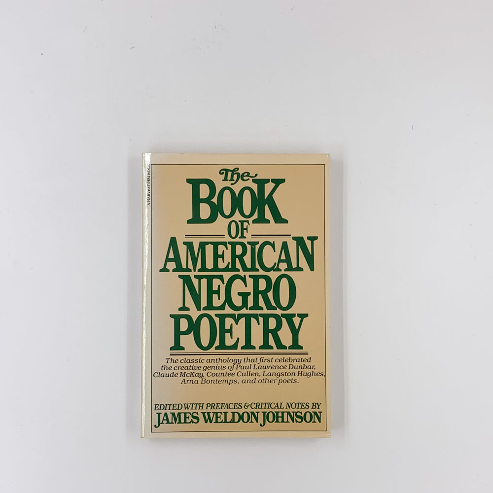 The Book of American Negro Poetry - James Weldon Johnson