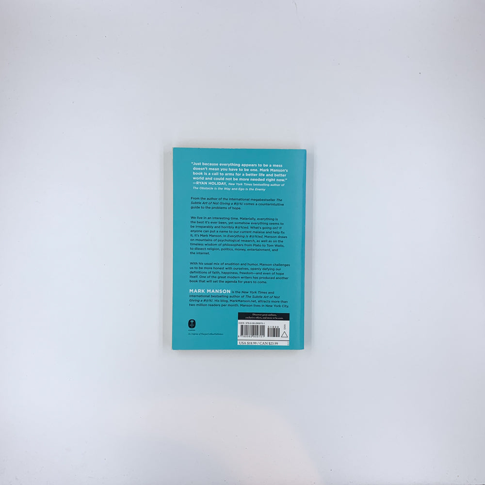 Everything Is F*cked: A Book About Hope - Mark Manson