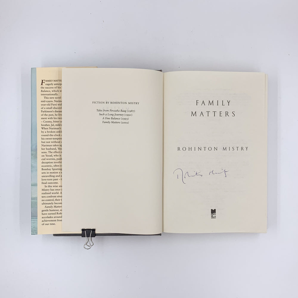 Family Matters - Rohinton Mistry