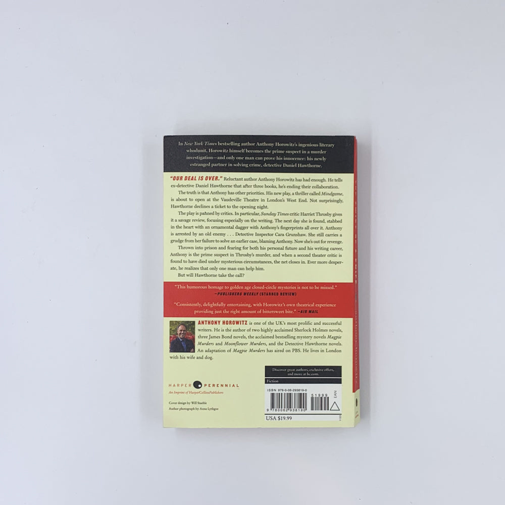 (Hawthorne & Horowitz #4) The Twist of a Knife - Anthony Horowitz