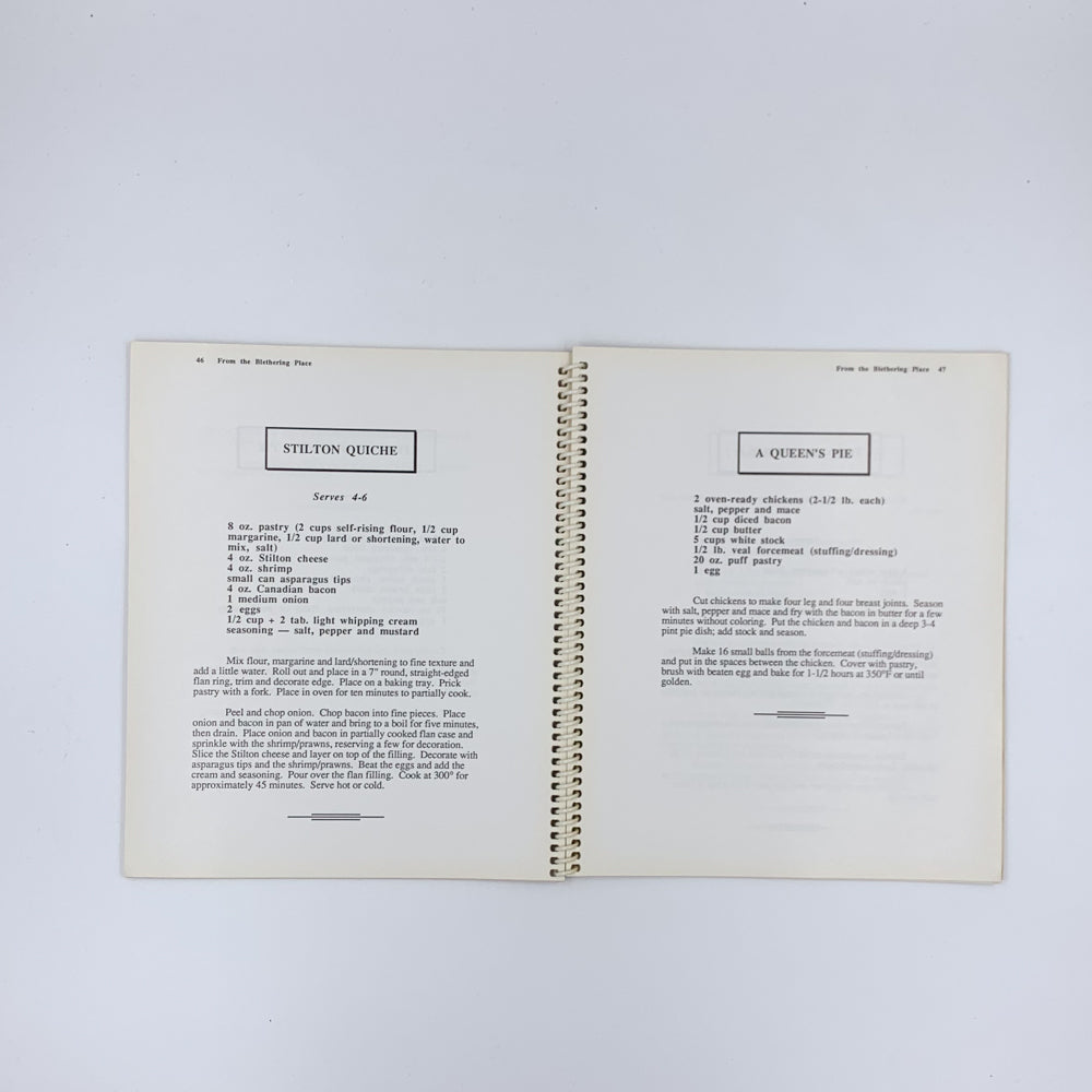 From The Blethering Place : A Collection of Traditional British Recipes