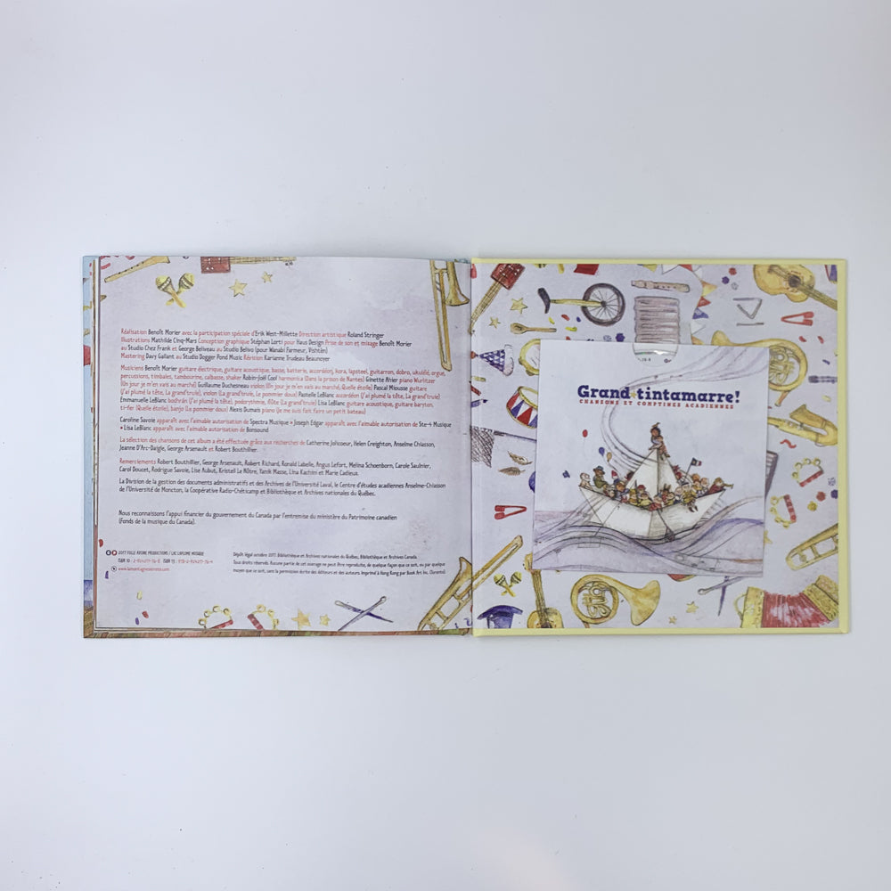 Grand tintamarre ! : chansons et comptines acadiennes - Mathilde Cinq-Mars, Joseph Edgar &amp; plus