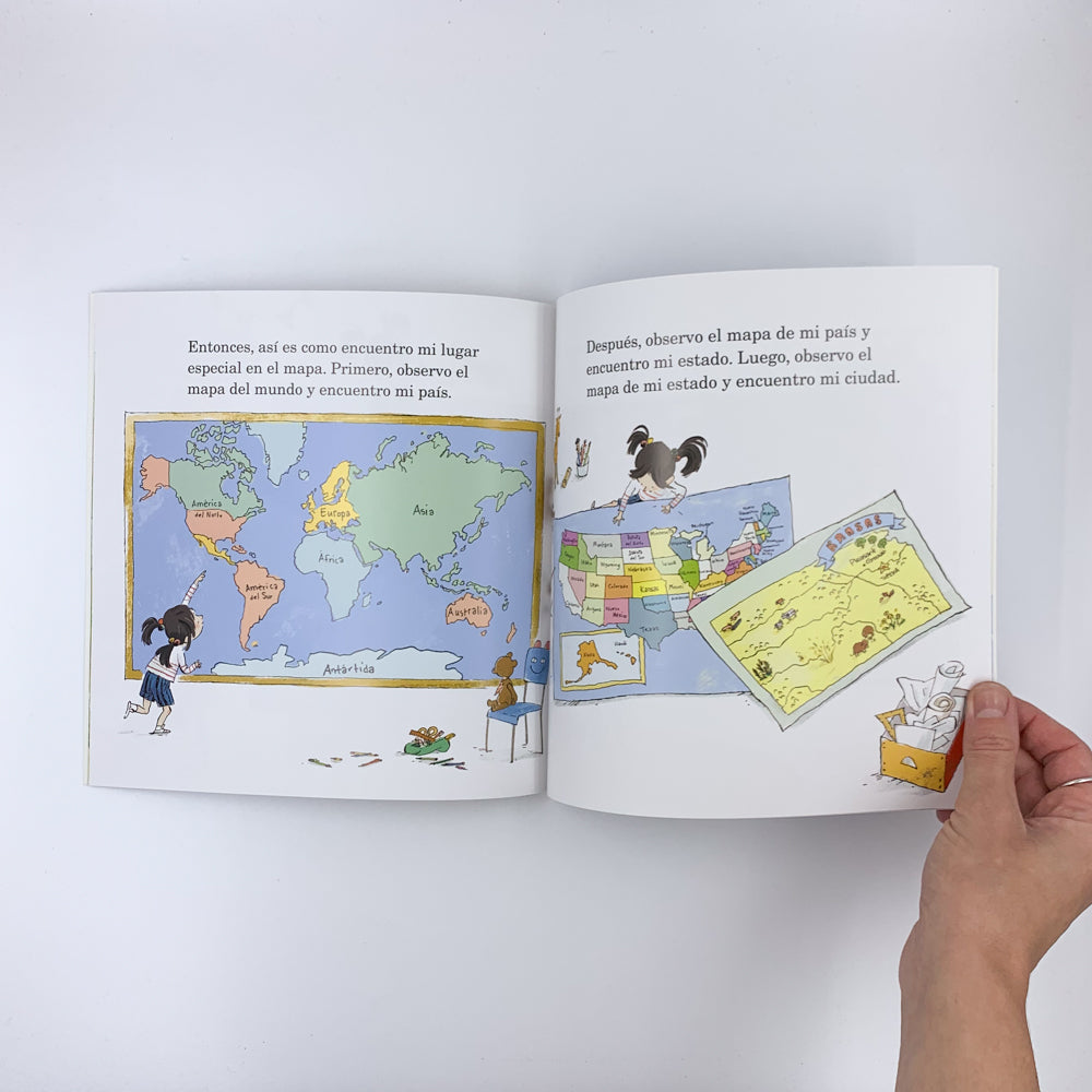 Yo en el mapa - Joan Sweeney & Qin Leng (Spanish Edition)