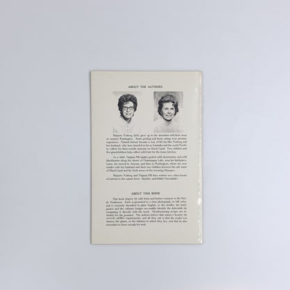 Wild Edible Fruits and Berries - Marjorie Furlong & Virginia Pill  (SIGNED)