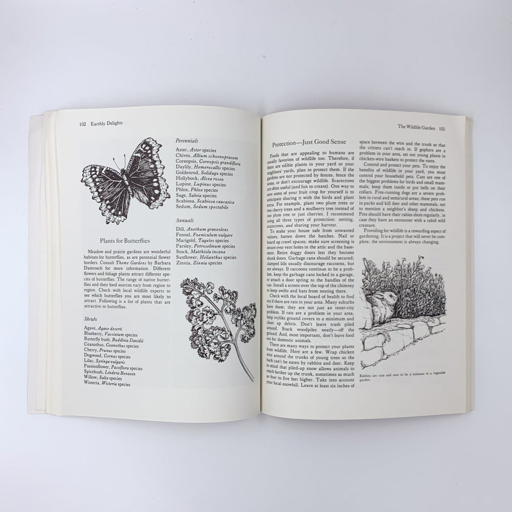 Earthly Delights: Twelve Distinctive Theme Gardens - Rosalind Creasy (SIGNED)