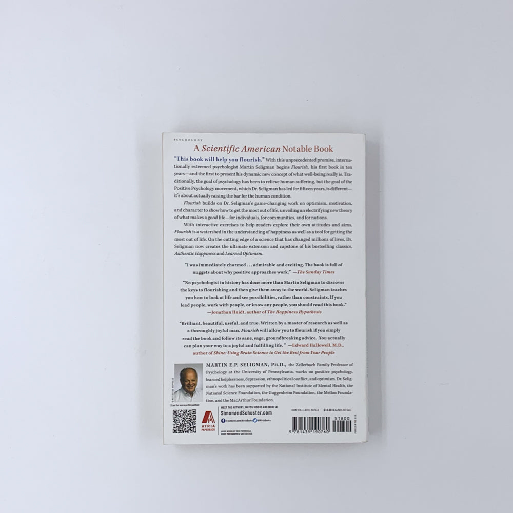 Flourish: A Visionary New Understanding of Happiness and Well-being - Martin E.P. Seligman