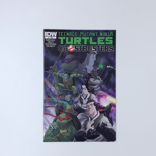 Tortues Ninja / SOS Fantômes IDW #1 - E. Burnham, T. Waltz, D. Schoening et L.A. Delgado