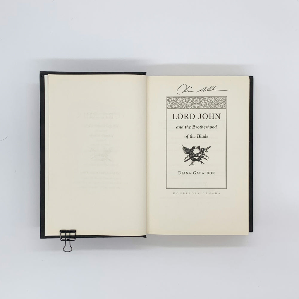 Lord John et la Confrérie de la Lame (Lord John Gray #2)(Édition signée) - Diana Gabaldon
