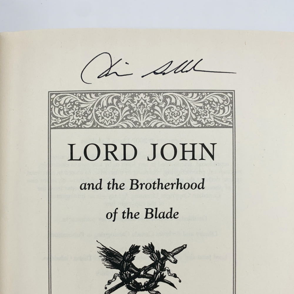 Lord John and the Brotherhood of the Blade (Lord John Grey #2)(Signed Edition) - Diana Gabaldon