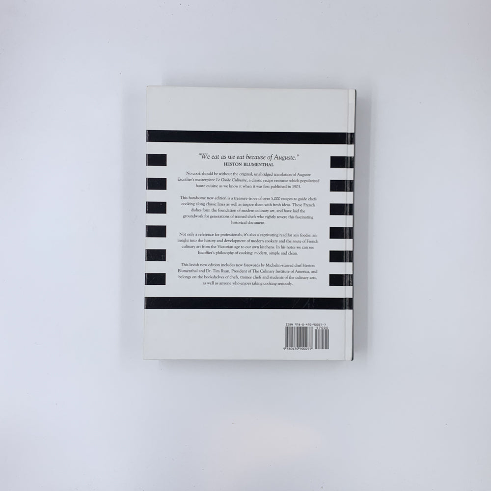 Le Guide Culinaire - Auguste Escoffier – Terrier Books