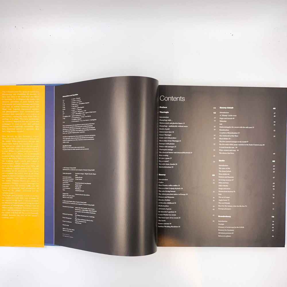 Culinaria Germany (English and German Edition) by Konemann - Christine Metzger