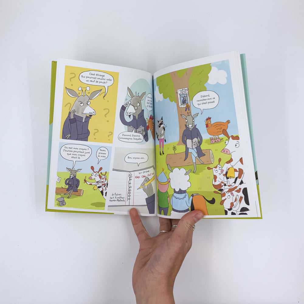 Crimes à la ferme ! T.1 : L'affaire de l'oeuf disparu - Sandra Dumais