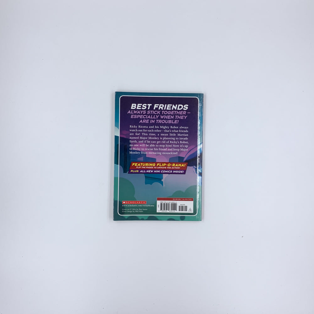 Ricky Ricotta's Mighty Robot vs. the Mecha-Monkeys from Mars (Ricky Ricotta's Mighty Robot #4) - Dav Pilkey ,  Dan Santat  (Illustrator)