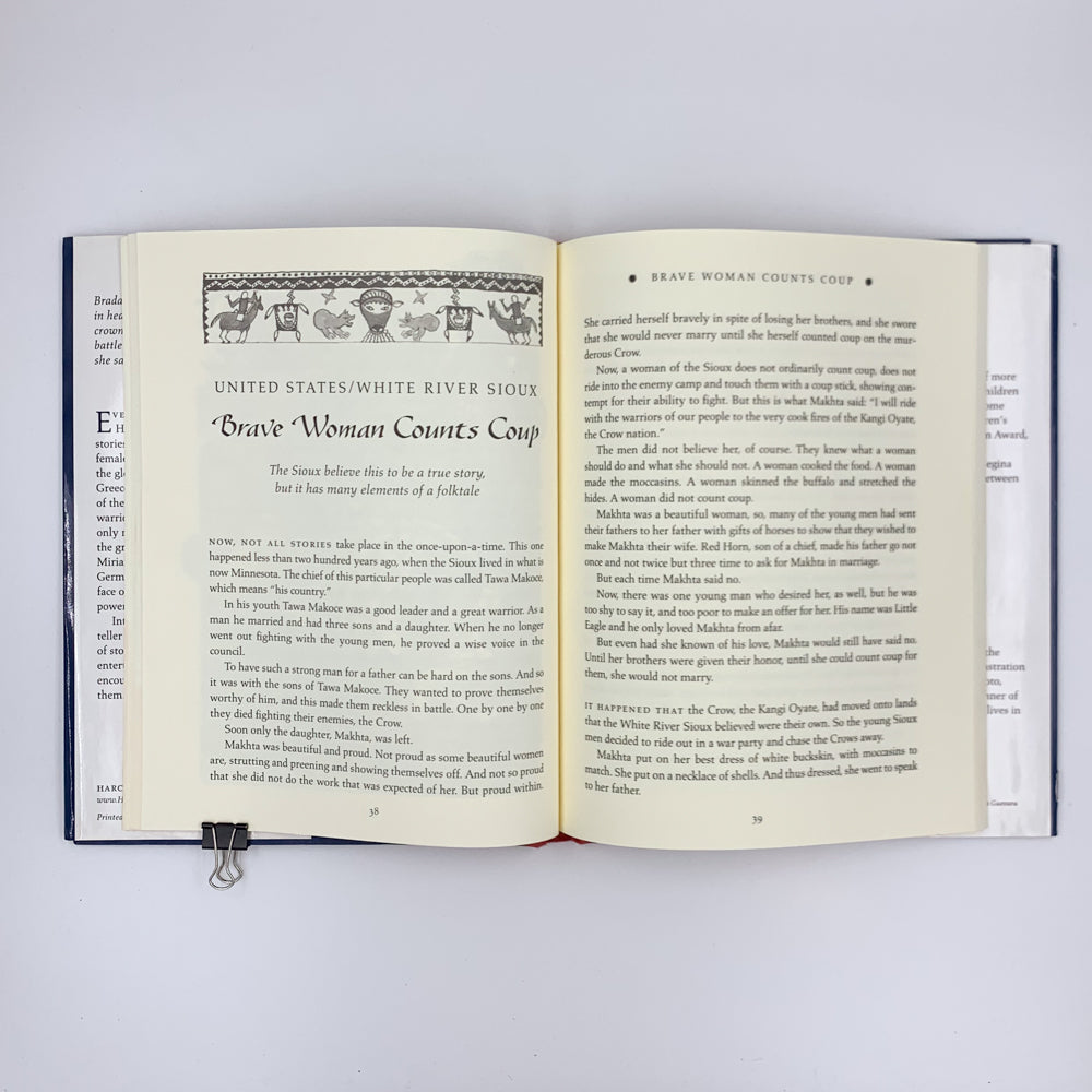 Not One Damsel in Distress: World Folktales for Strong Girls  - Jane Yolen ,  Susan Guevara  (Illustrator)