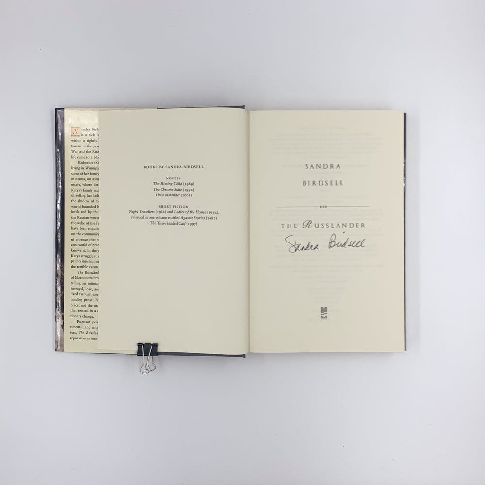 The Russländer - Sandra Birdsell (SIGNED)