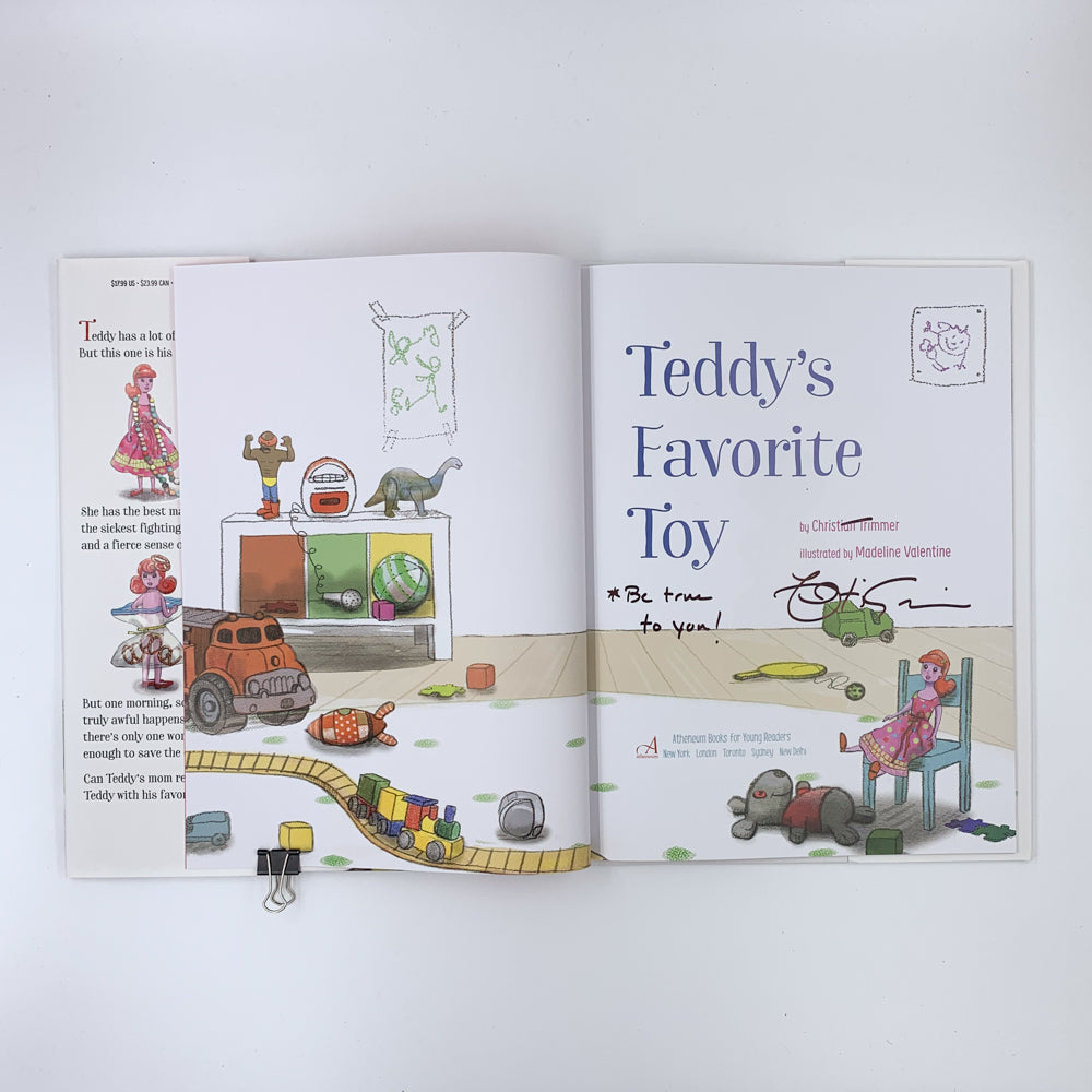 Teddy's Favorite Toy - Christian Trimmer & Madeline Valentine (SIGNED)