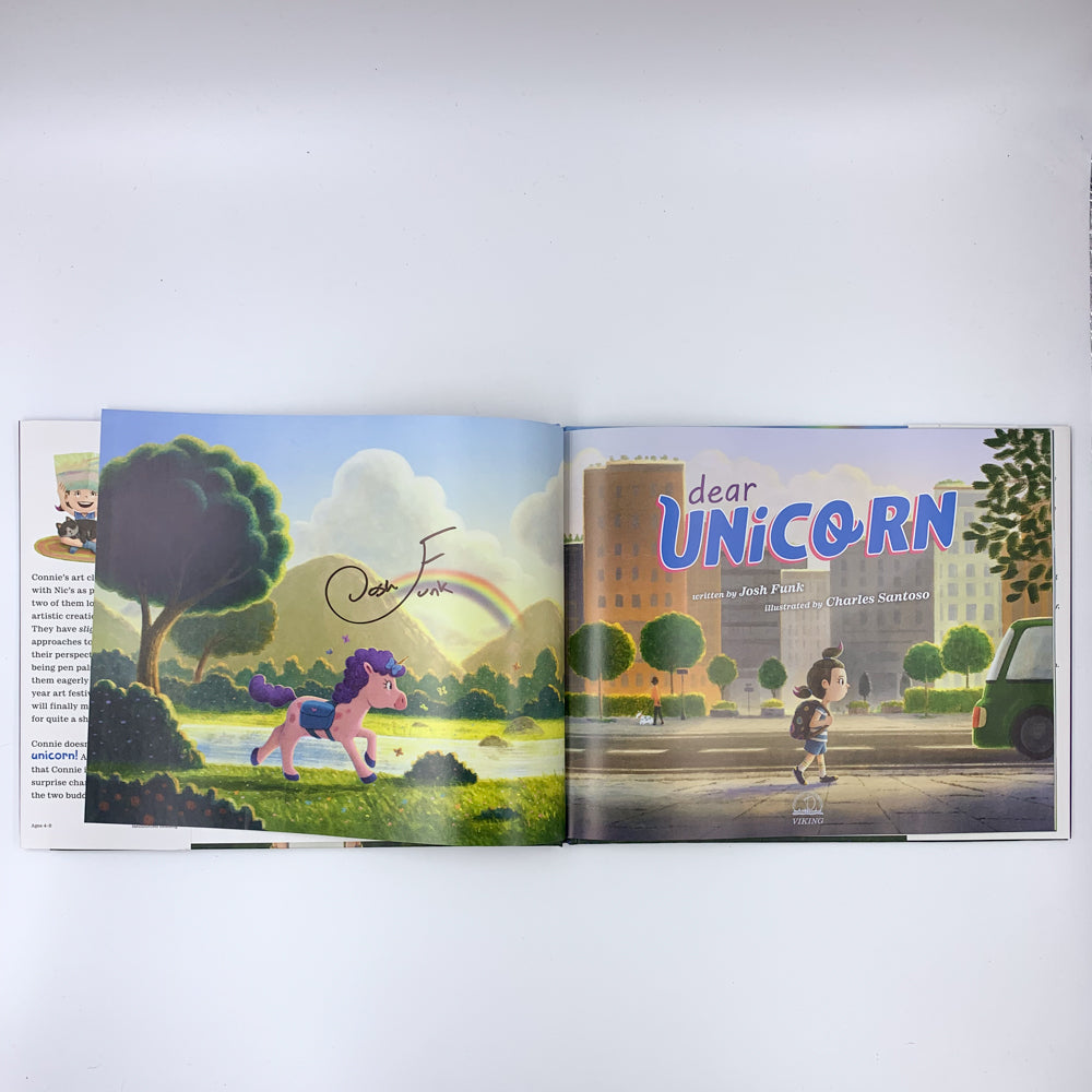 Dear Unicorn - Josh Funk & Charles Santoso (SIGNED)