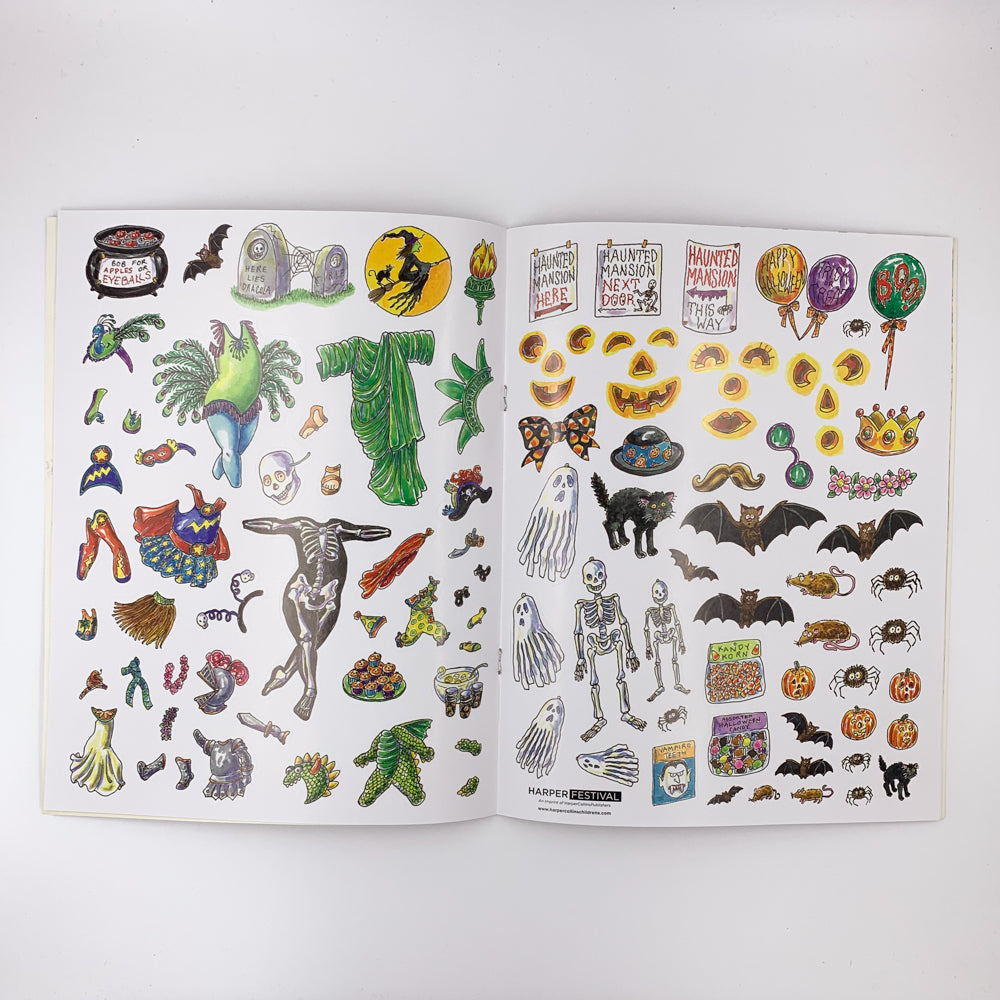 Fancy Nancy's Haunted Mansion: A Reusable Sticker Book for Halloween - Jane O'Connor & Robin Preiss Glasser