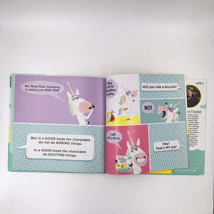 A Unicorn, a Dinosaur, and a Shark Were Riding a Bicycle - Jonathan Fenske