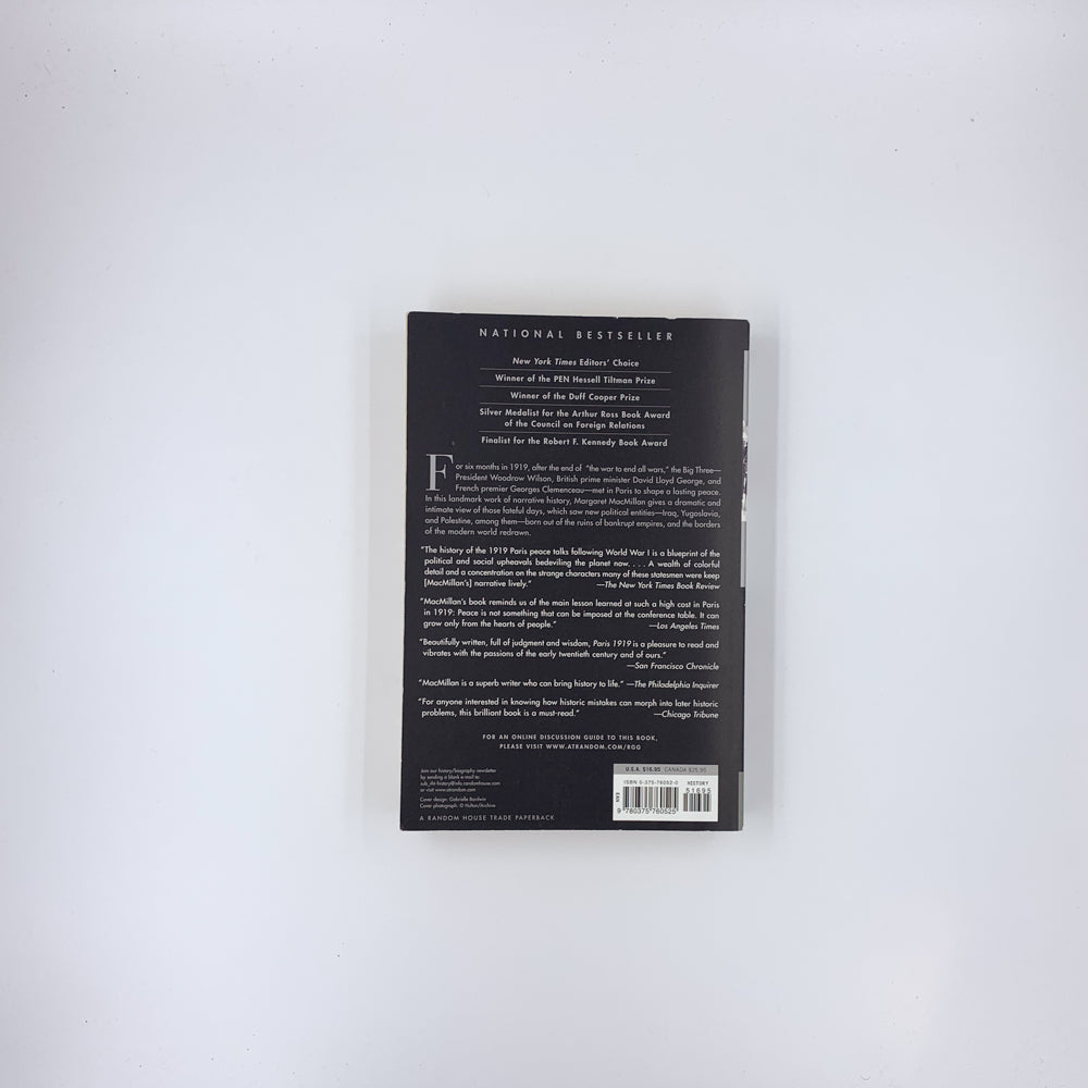 Paris, 1919: Six Months that Changed the World - Margaret MacMillan